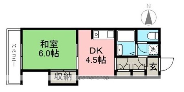アーバンハイツ上町 301号室 間取り