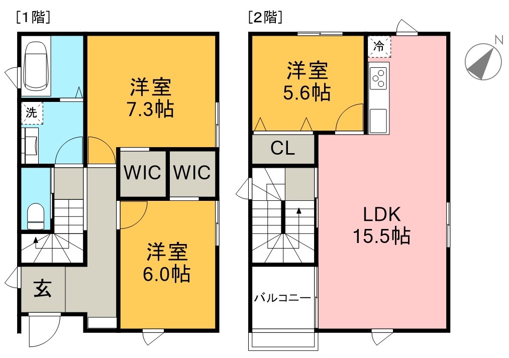 朝倉丙戸建賃貸４号 間取り