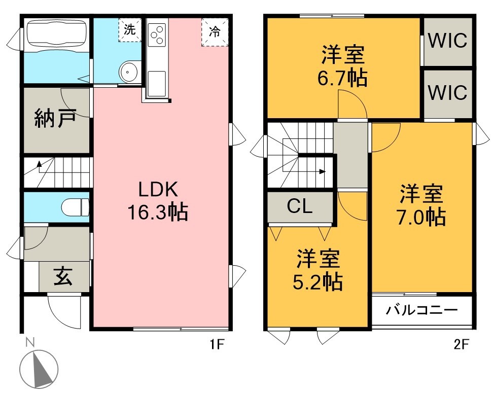 塚ノ原戸建賃貸 間取り