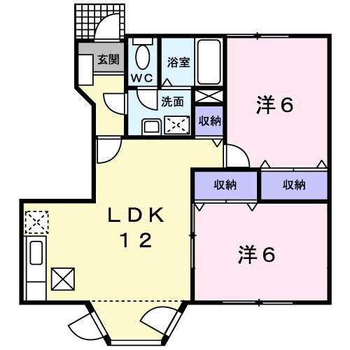 オルゴール 103号室 間取り