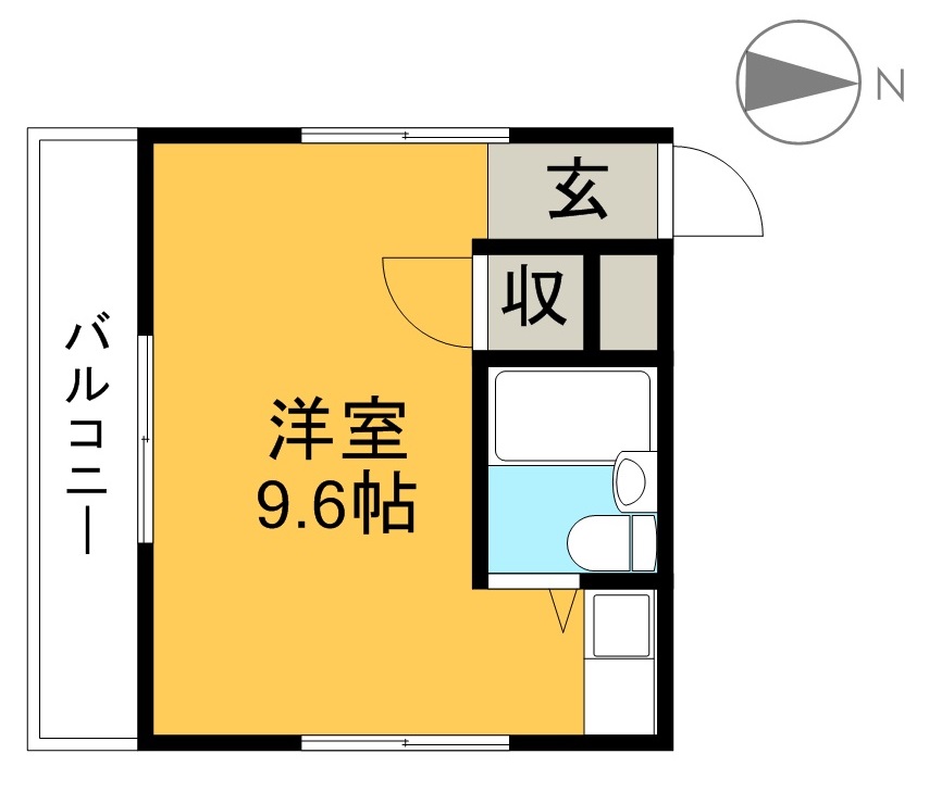 シャーマー上町 201号室 間取り