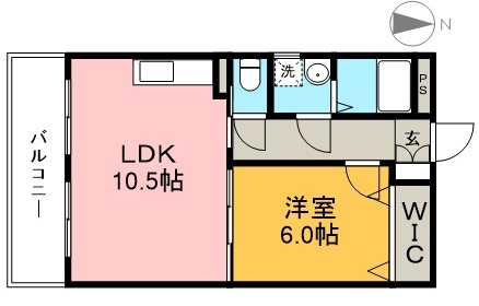 マリベールアスカⅡ 403号室 間取り