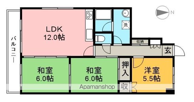 プロスパリティ扇 間取り