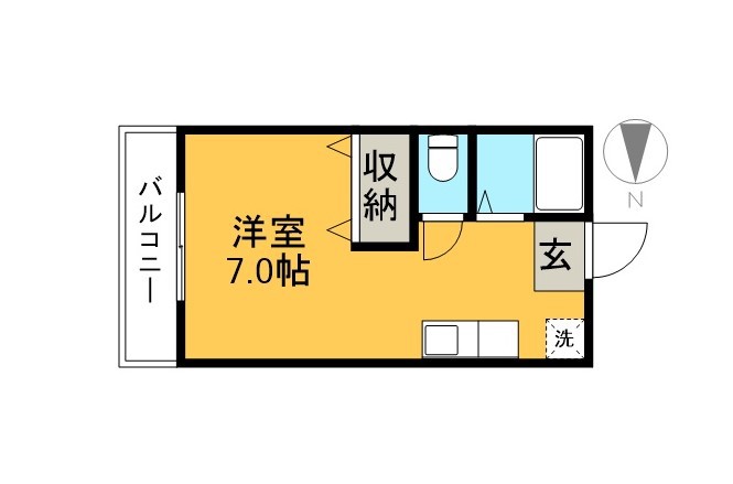 セジュール・パレ 205号室 間取り