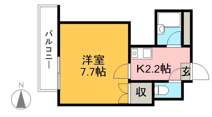 アーバンダイワ 302号室 間取り