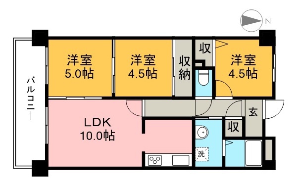 第一レジデンス 202号室 間取り
