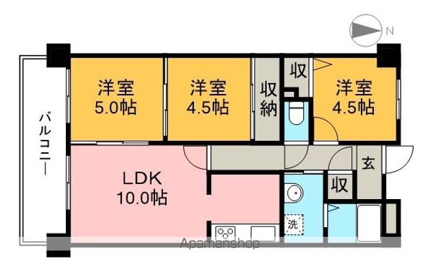 第一レジデンス 202号室 間取り