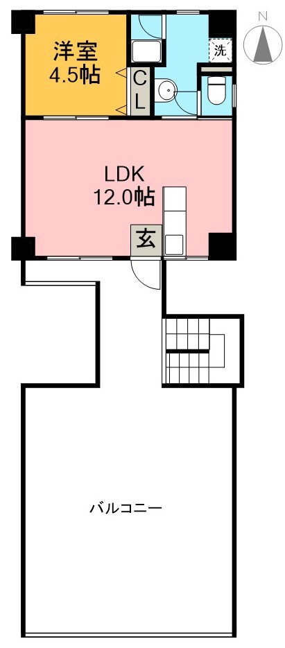 Ｎｅｏ　Ｈａｒｉｍａｙａ 401号室 間取り