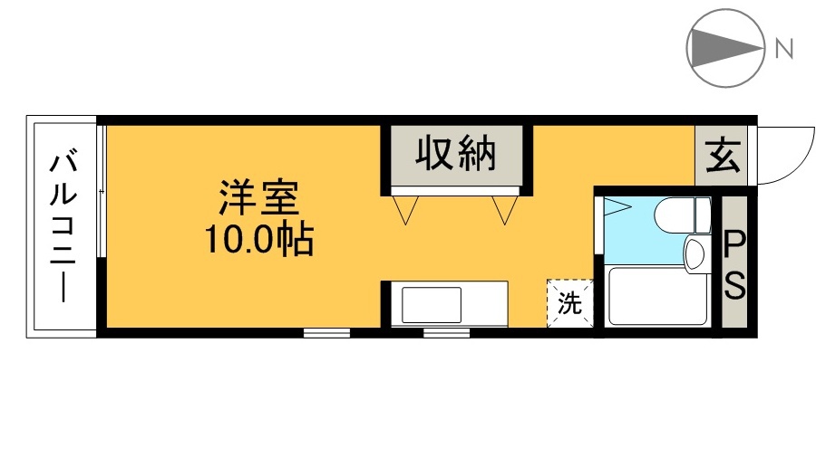 シャポーＡＰ 201号室 間取り