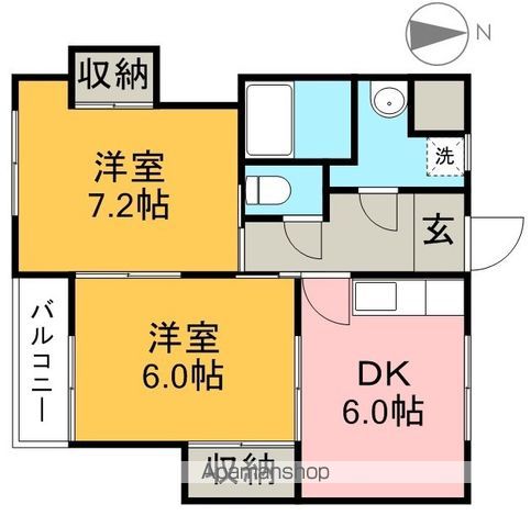 ライブコア 302号室 間取り