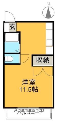 グランドハイツ 302号室 間取り