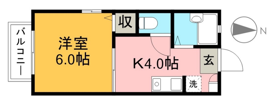 シャーメゾン愛宕 201号室 間取り