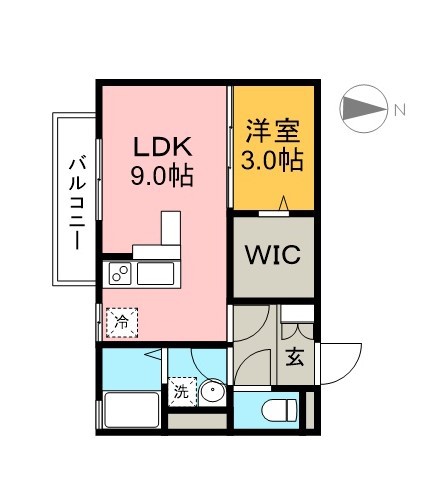 シルフィ越前町 202号室 間取り