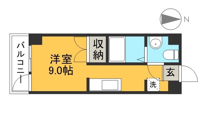 メゾンド・ガトー 302号室 間取り