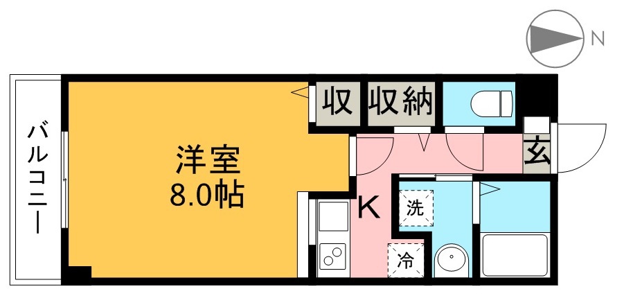 ドエル森の木Ⅱ 302号室 間取り