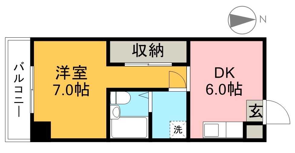 ＬＢ－１ 702号室 間取り