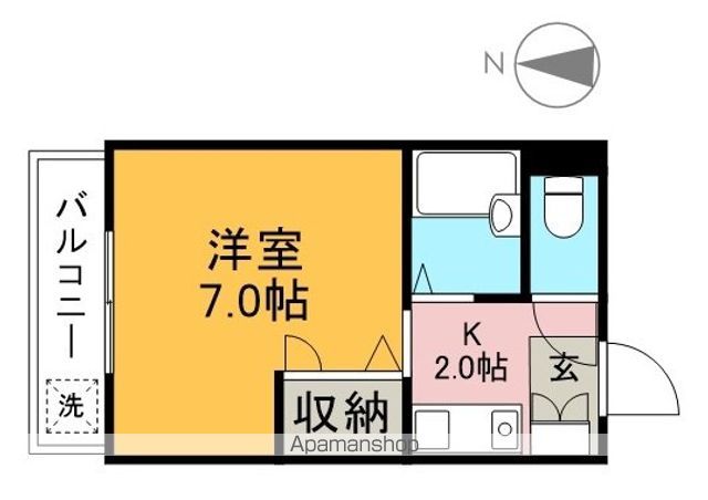 Ｍｙ　Ｆｌａｔ　２ｎｄ 402号室 間取り