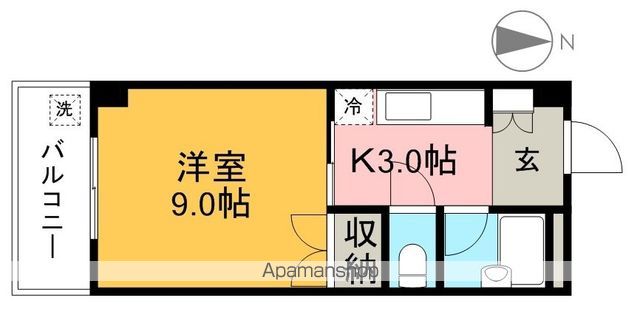 ドミールＩＴＯ 205号室 間取り