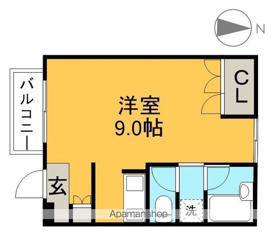 リドヴェール 103号室 間取り