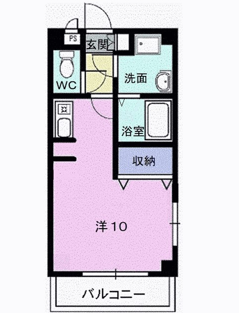 ウィステアリア　ハイム 301号室 間取り