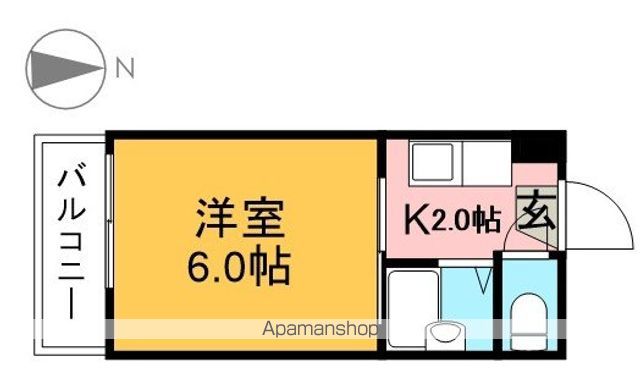オブジェ１ 605号室 間取り