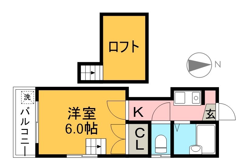 比島パレス 210号室 間取り