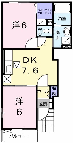 プリムローズＩＮＯ 101号室 間取り