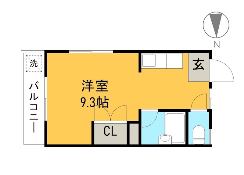 シルフィールハイツ 301号室 間取り
