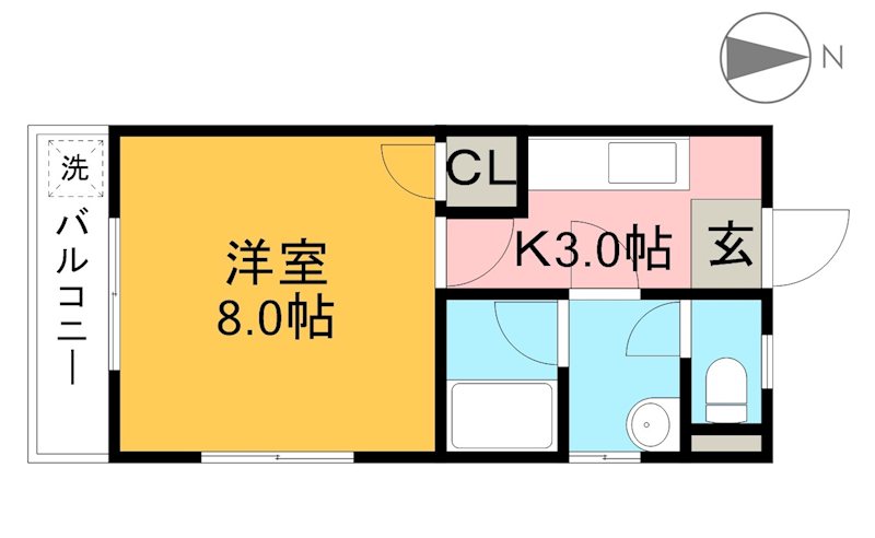 サバービアスイートⅠ 401号室 間取り