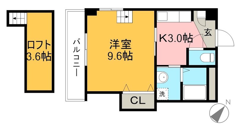 ハーモナイズかもべ 312号室 間取り