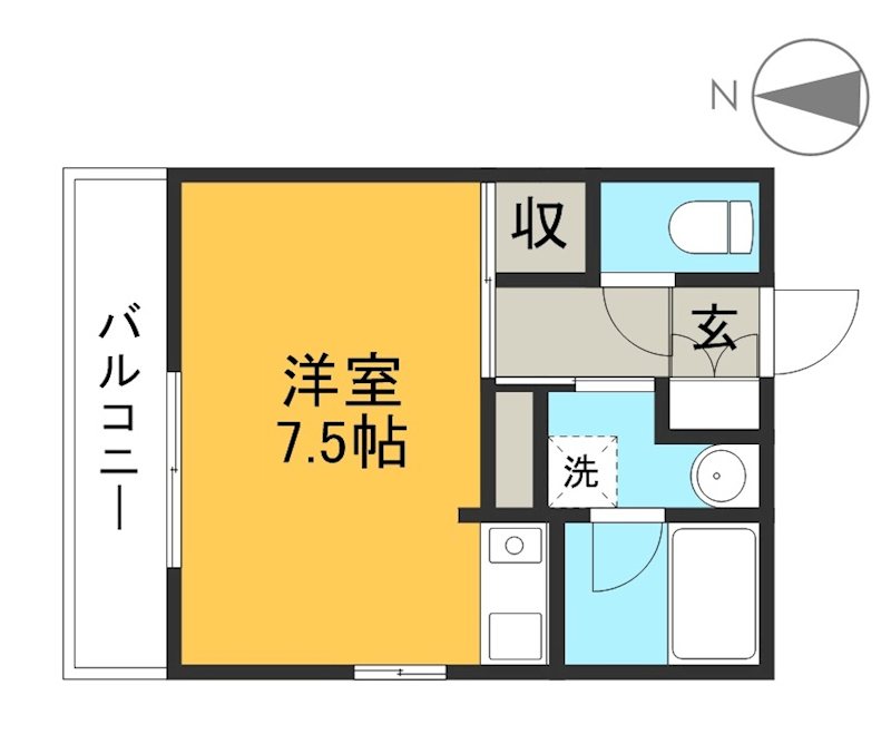 多賀ハイツ 305号室 間取り