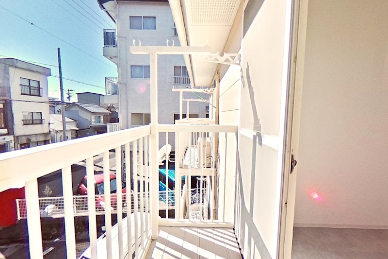 ハイツ　サン・エイト ベランダ