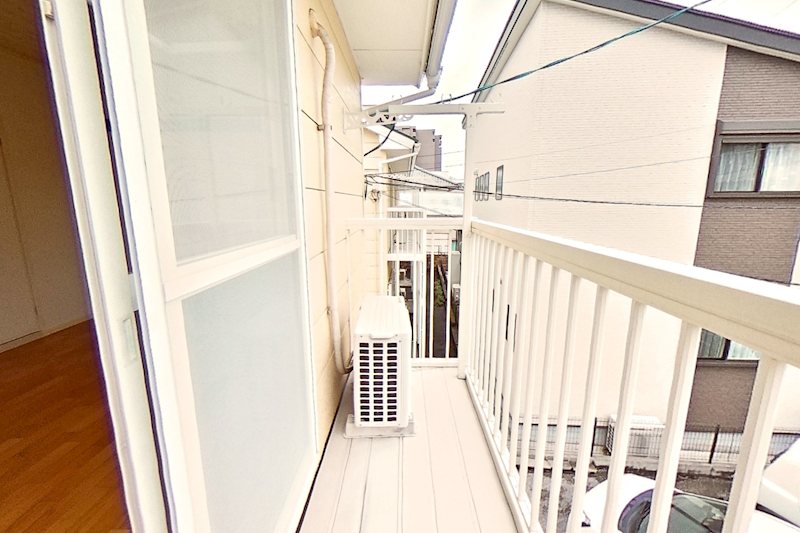 ハイツ　サン・エイト ベランダ