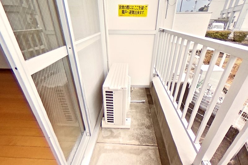 コーポ葉山 ベランダ