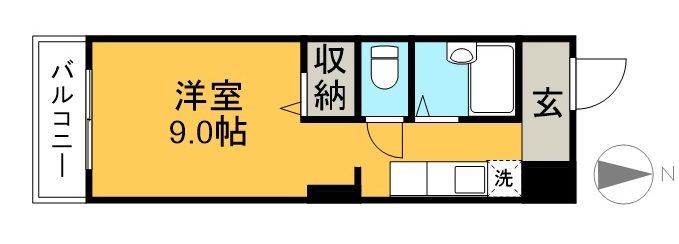 マーガレットパレス 601号室 間取り