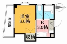 ハイツ松井 102号室 間取り