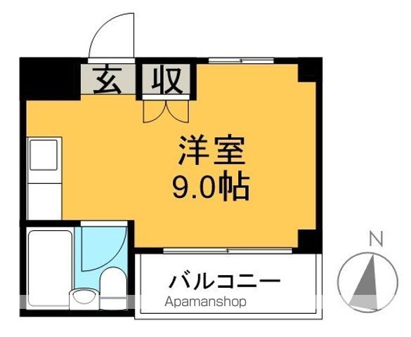 スカイコートⅠ 204号室 間取り