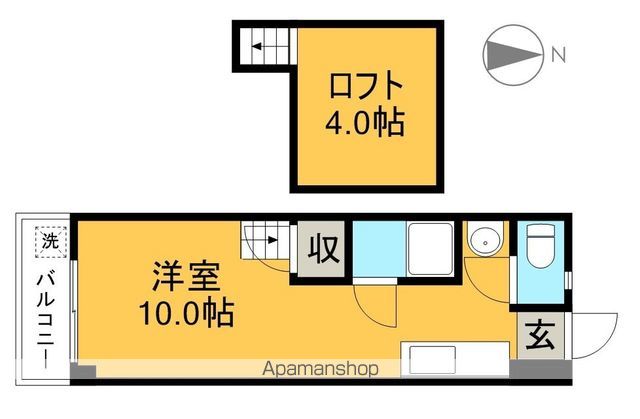 ピュアコート２１ 303号室 間取り