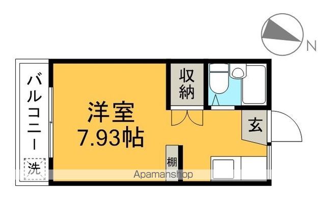 コーポあいりす 303号室 間取り