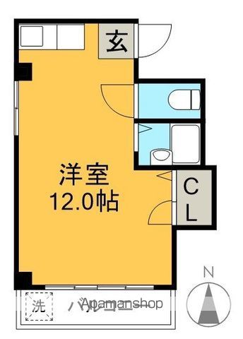 コーポパティオ 201号室 間取り