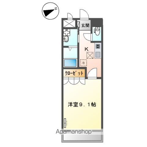 フォレストＭＣ 101号室 間取り