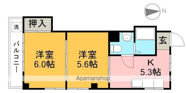 コルトハウス 401号室 間取り