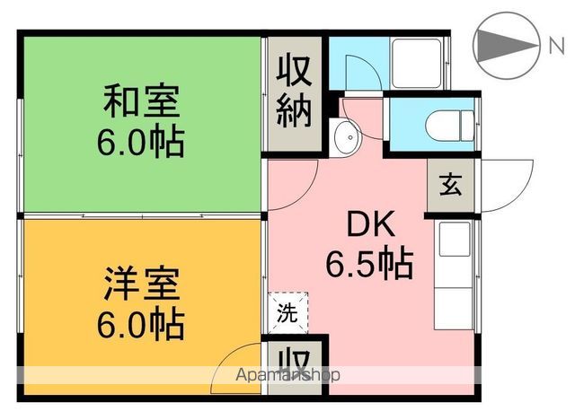 吉岡マンション 302号室 間取り