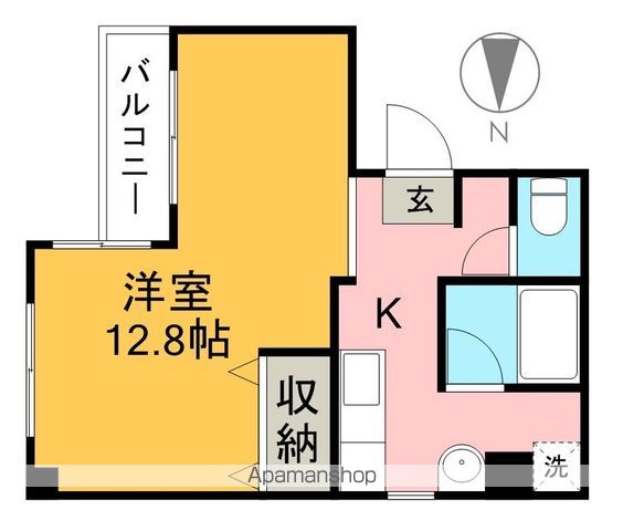 金子橋マンション 305号室 間取り