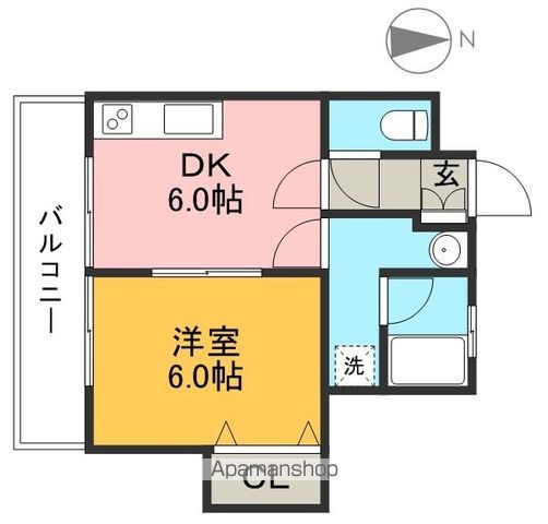 ドルチェ長崎 305号室 間取り