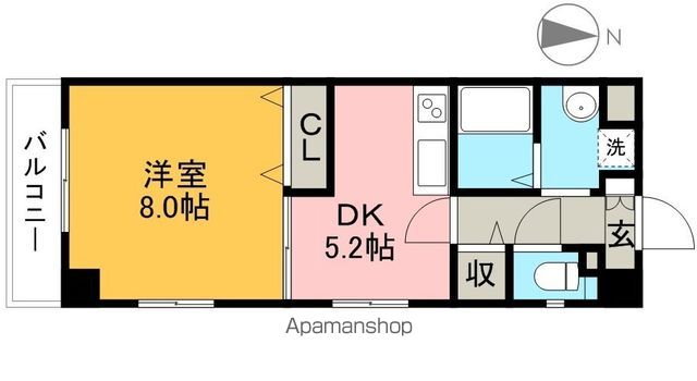 エルフィーノ 601号室 間取り