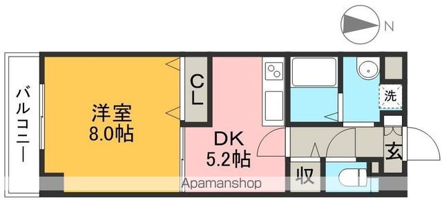 エルフィーノ 603号室 間取り