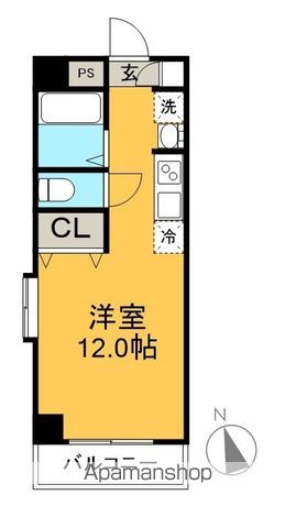 フィットハイム青柳 206号室 間取り