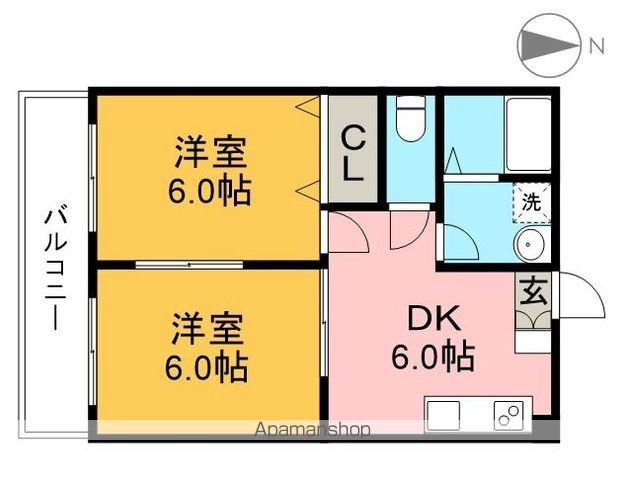 フィットハイム 303号室 間取り