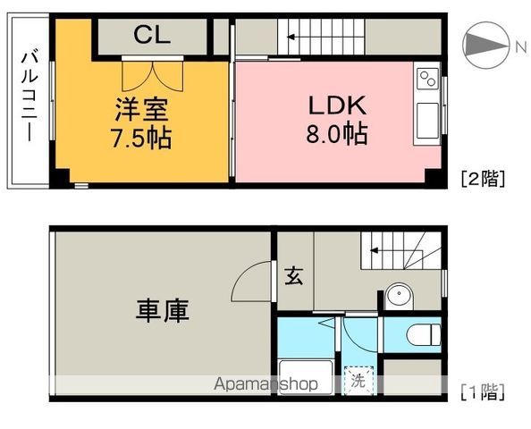 リドヴェール F号室 間取り